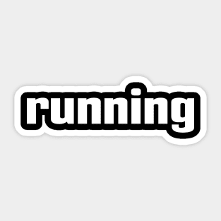 Running Sticker